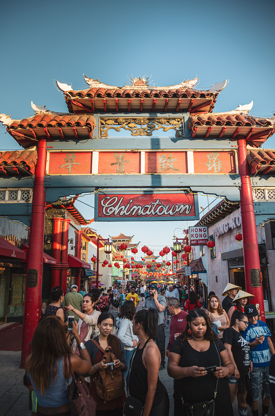 Chinatown Gate off Broadway Ave 