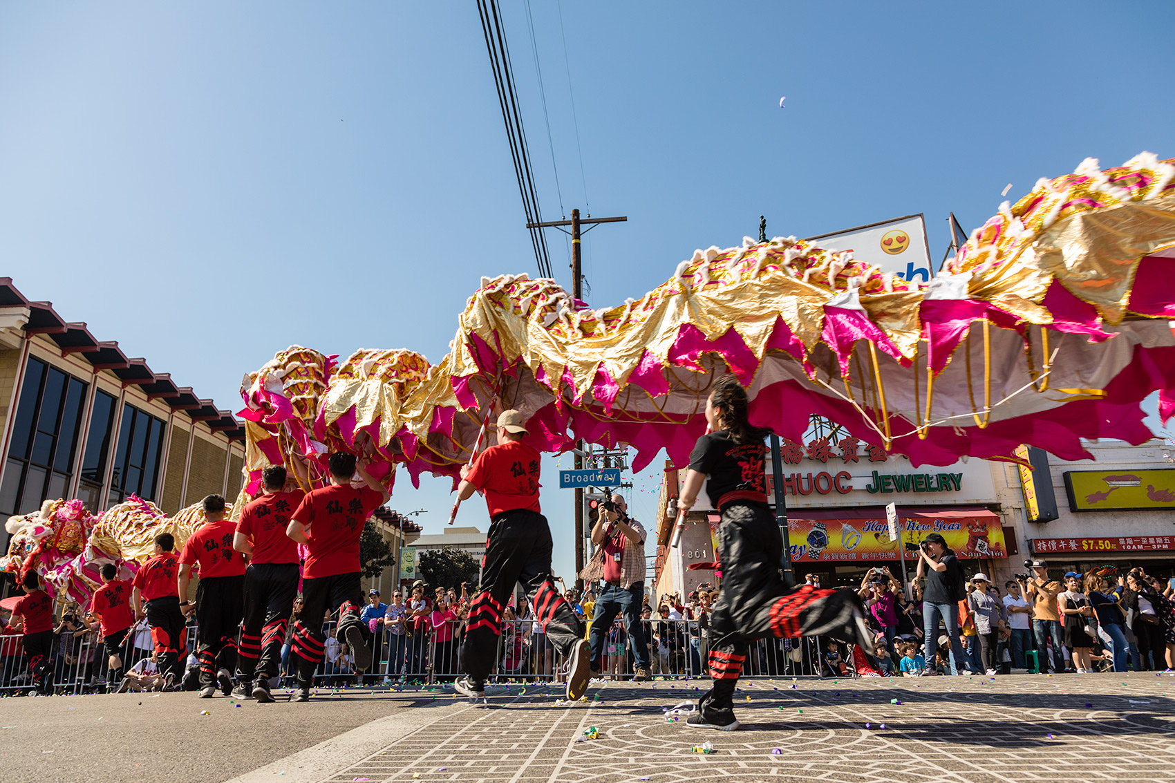 Golden Dragon Parade in Los Angeles