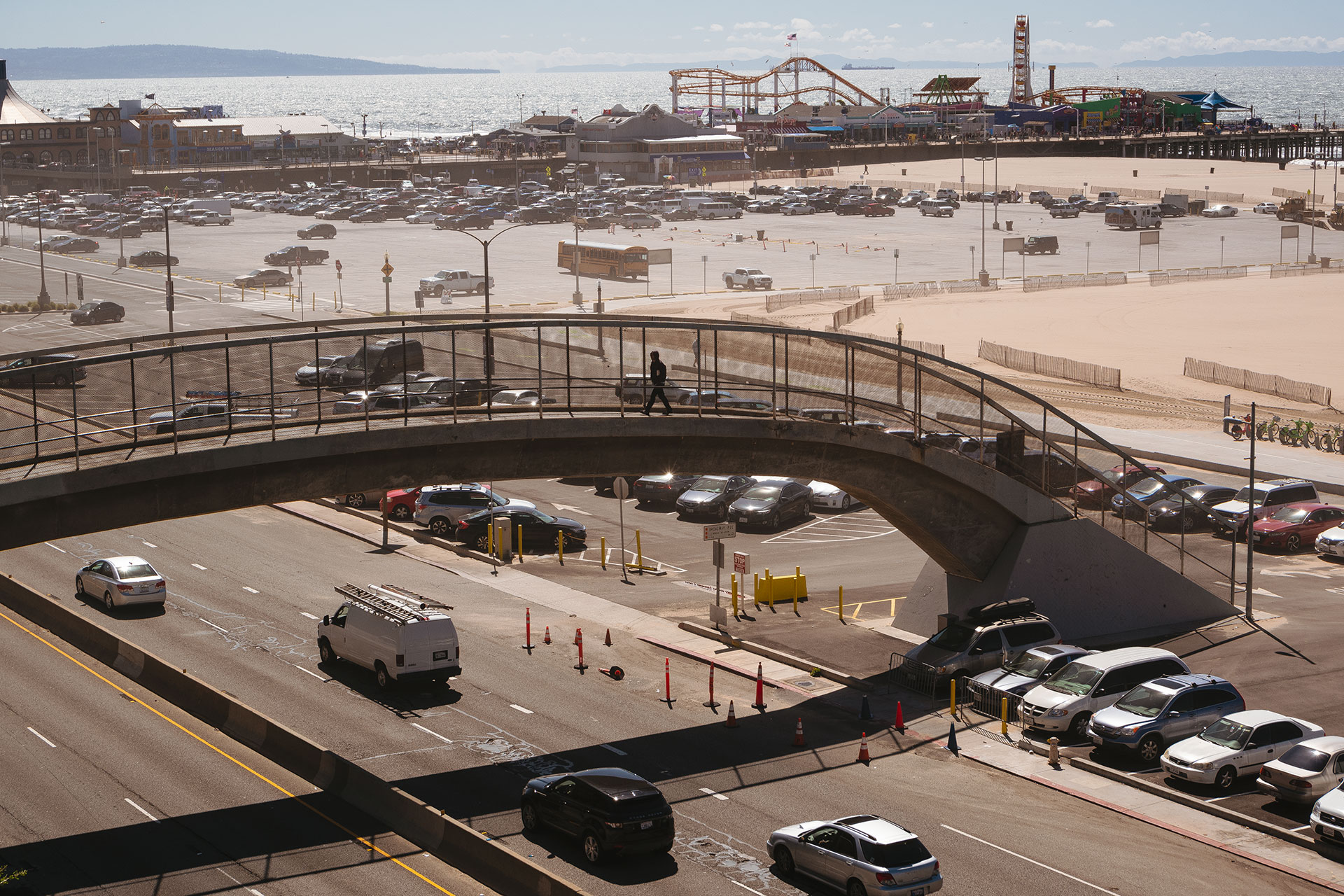 Santa Monica Bridge on the PCH
